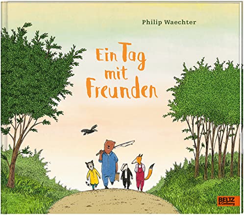 Ein Tag mit Freunden: Vierfarbiges Bilderbuch