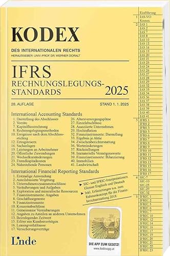 KODEX IFRS - Rechnungslegungsstandards 2025 (Kodex des Internationalen Rechts) von Linde Verlag Ges.m.b.H.
