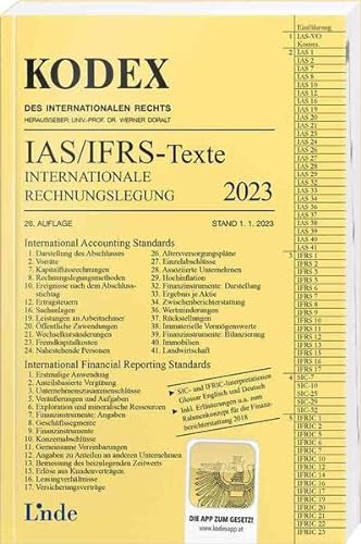 KODEX Internationale Rechnungslegung IAS/IFRS - Texte 2023 (Kodex des Internationalen Rechts)