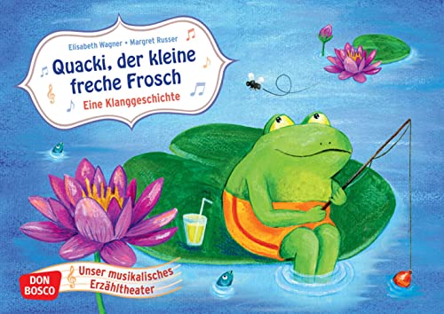 Quacki, der kleine freche Frosch. Kamishibai Bildkartenset: Entdecken - Erzählen - Begreifen: Klanggeschichten (Bildkarten für unser musikalisches Erzähltheater) von Don Bosco
