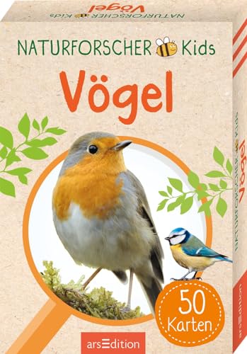 Naturforscher-Kids – Vögel: 50 Karten | Heimische Arten erkennen und bestimmen von Ars Edition
