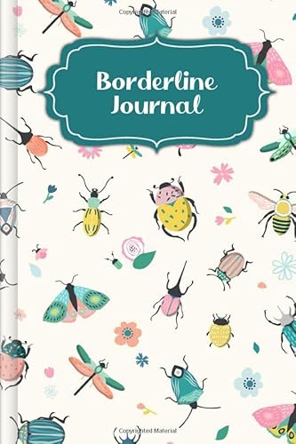 Borderline Journal: For filling out & ticking with skill tracker, tension curve, mood tracker and much more | Motif: Spring animals