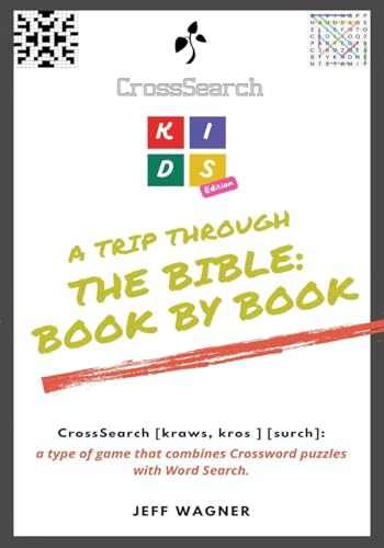 CrossSearch Puzzles: A Trip Through the Bible Book by Book: Kids Edition von Jeffrey Scott Wagner