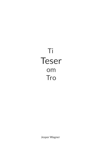 Ti Teser om Tro: DE von BoD – Books on Demand – Dänemark