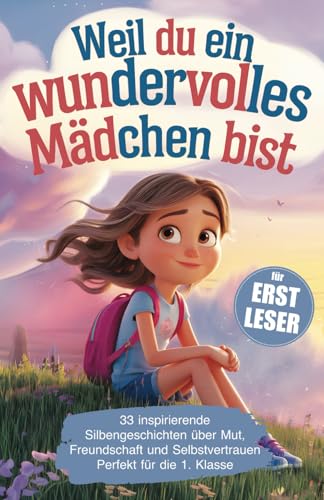 Weil du ein wundervolles Mädchen bist – für Erstleser: 33 inspirierende Silbengeschichten über Mut, Freundschaft und Selbstvertrauen | Perfekt für die 1. Klasse von PiKu Verlag