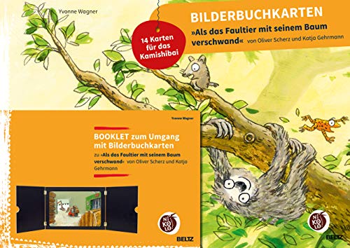 Bilderbuchkarten »Als das Faultier mit seinem Baum verschwand« von Oliver Scherz und Katja Gehrmann: 14 Karten für das Kamishibai, mit Booklet (Beltz Nikolo)