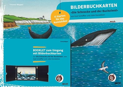 Bilderbuchkarten »Die Schnecke und der Buckelwal« von Axel Scheffler und Julia Donaldson: 17 Karten für das Kamishibai, mit Booklet (Beltz Nikolo)
