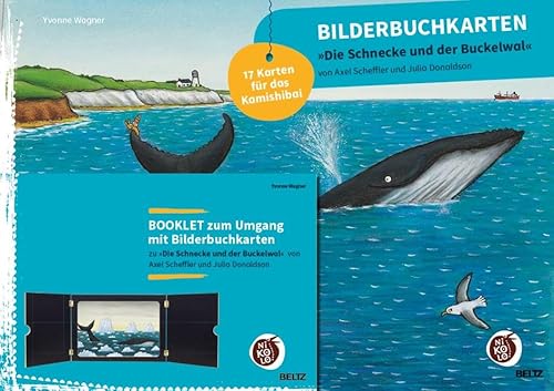 Bilderbuchkarten »Die Schnecke und der Buckelwal« von Axel Scheffler und Julia Donaldson: 17 Karten für das Kamishibai, mit Booklet (Beltz Nikolo)