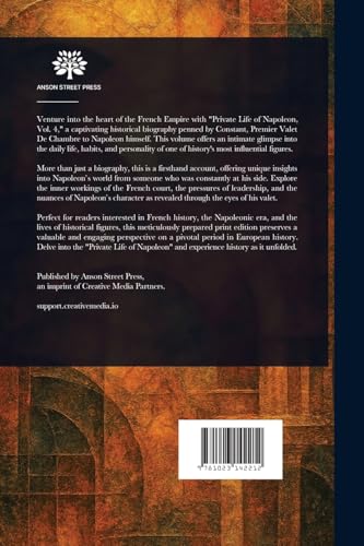 Recollections of the Private Life of Napoleon von Anson Street Press