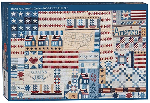 Thank You America Quilt Jigsaw Puzzle for Adults by Masako Wakayama: 1000 Piece von C&T Publishing / Stash Books