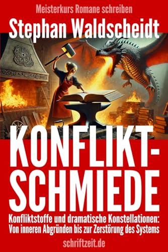 KONFLIKTSCHMIEDE: Konfliktstoffe und dramatische Konstellationen: Von inneren Abgründen bis zur Zerstörung des Systems (Meisterkurs Romane schreiben)