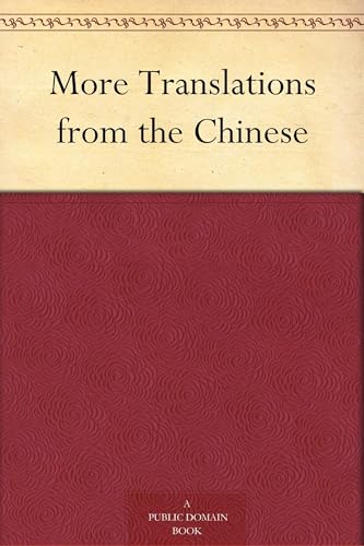 More Translations From the Chinese von Anson Street Press