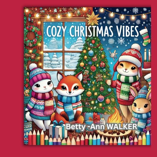 Cozy Christmas Vibes: Bold and Easy Designs for Adults & Teens ( Cozy friends coloring book) (Cozy Vibes) von Independently published