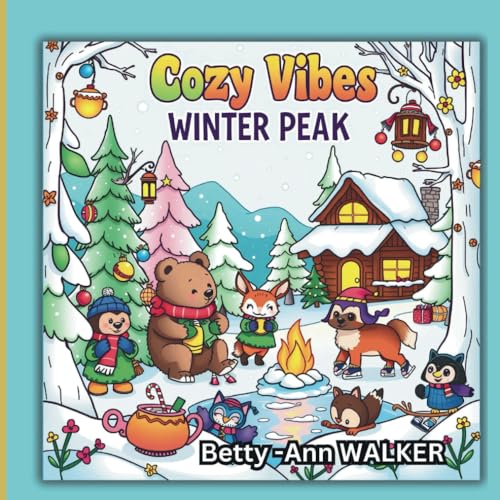 Cozy Vibes: Winter Peak Coloring Book Designs for Adults & Teens (Bold & Easy) von Independently published
