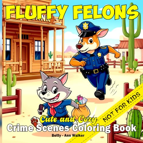 Fluffy Felons Crime Scenes: Cute and Cozy Coloring Book for Adults | 25+ Crime Scenes to Color for Stress Relief: For friends who love coloring | but not for kids Fluffy Felons Crime Scenes: Cute and Cozy Coloring Book for Adults | 25+ Crime Scenes to Color for Stress Relief: For friends who love coloring | but not for kids von Independently published