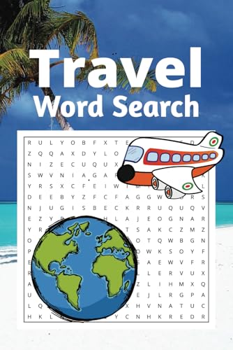 Travel Word Search Book: Discover Top World Travel Attractions for Active & Sharp Brain von Independently published