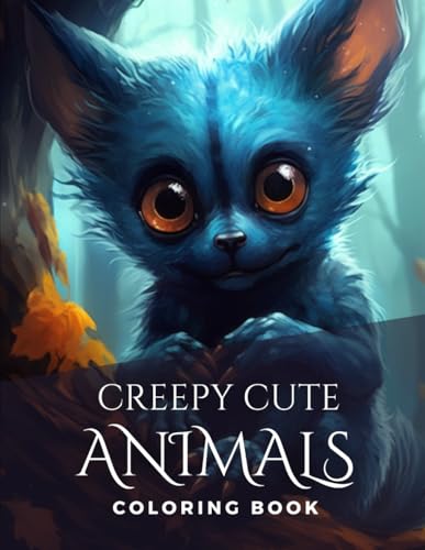 Creepy Cute Animals: Cute & Creepy Creatures to Color von Independently published