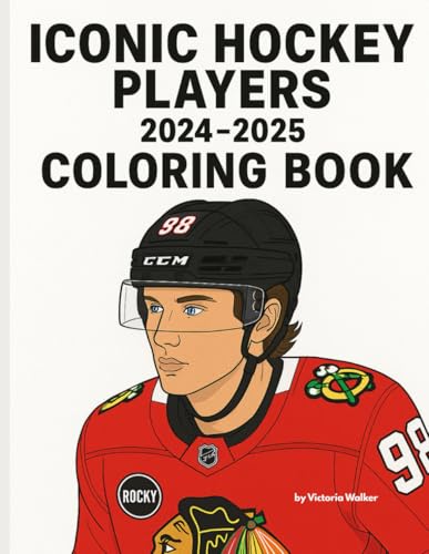 Iconic Hockey Players 2024-2025: Coloring Book von Independently published