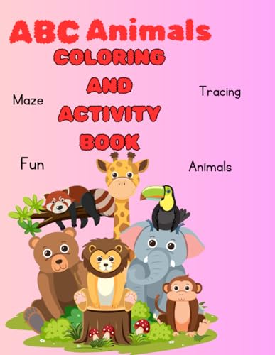 ABC Animals coloring and activity book von Independently published