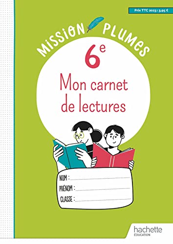 Mon Carnet de lectures 6e - Cahier élève - Ed. 2023