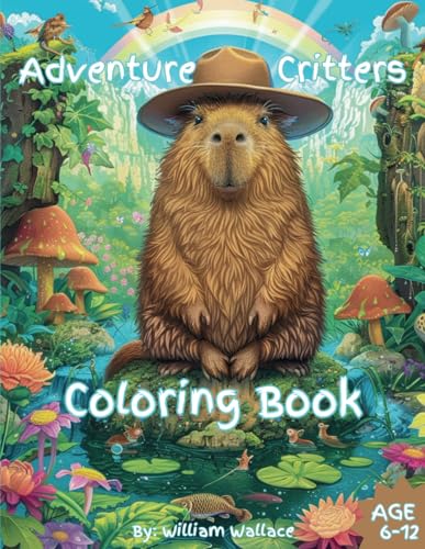 Adventure Critters Coloring Book: Amazing kids coloring book ages 6-12 von Independently published