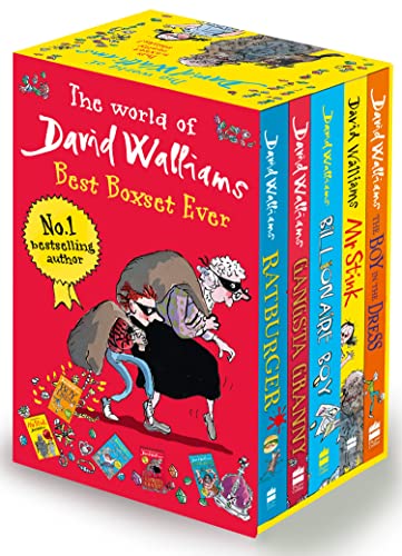 The World of David Walliams: Best Boxset Ever: Best Boxset Ever. Ratburger; Gangsta Granny; Billionaire Boy; Mr Stink; The Boy in the Dress The World of David Walliams: Best Boxset Ever: Best Boxset Ever. Ratburger; Gangsta Granny; Billionaire Boy; Mr Stink; The Boy in the Dress von HarperCollins