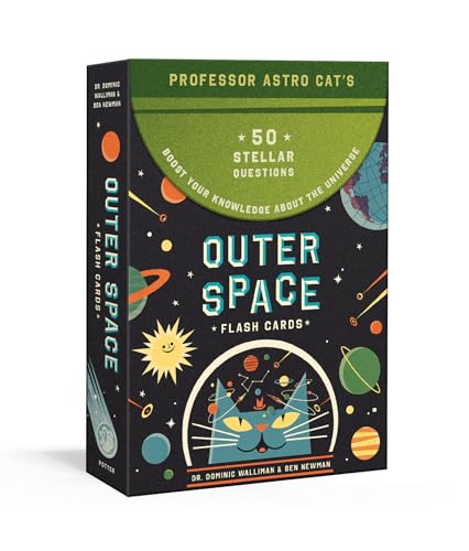 Professor Astro Cat's Outer Space Flash Cards: 50 Stellar Questions to Boost Your Knowledge About the Universe: Card Games