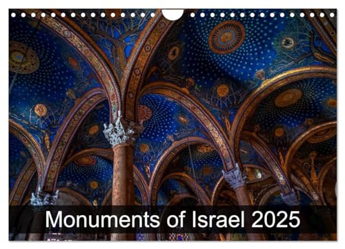 Monuments of Israel 2025 (Wandkalender 2025 DIN A4 quer), CALVENDO Monatskalender von CALVENDO
