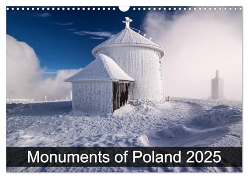 Monuments of Poland 2025 (Wall Calendar 2025 DIN A3 landscape), CALVENDO 12 Month Wall Calendar: The best photos from Wiki Loves Monuments, the world's largest photo competition on Wikipedia