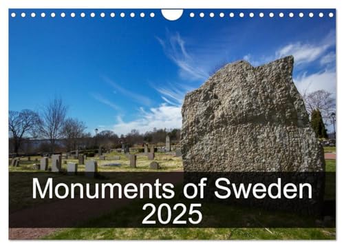 Monuments of Sweden 2025 (Wall Calendar 2025 DIN A4 landscape), CALVENDO 12 Month Wall Calendar: The best photos from Wiki Loves Monuments, the world's largest photo competition on Wikipedia von Calvendo