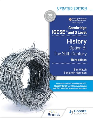 Cambridge IGCSE and O Level History 3rd Edition: Option B: The 20th century von Hodder Education