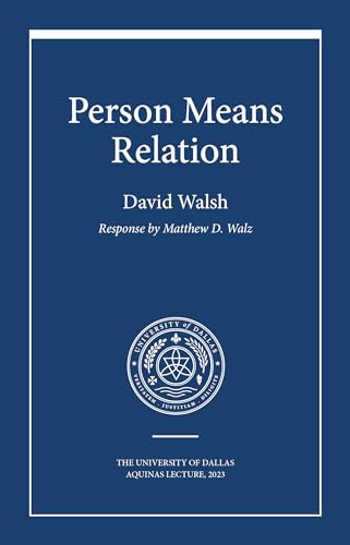 Person Means Relation von St Augustine's Press