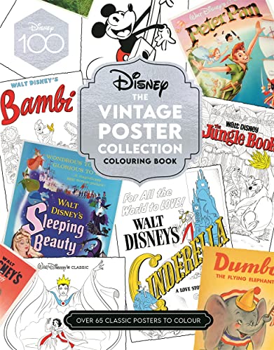 Disney The Vintage Poster Collection Colouring Book Disney The Vintage Poster Collection Colouring Book