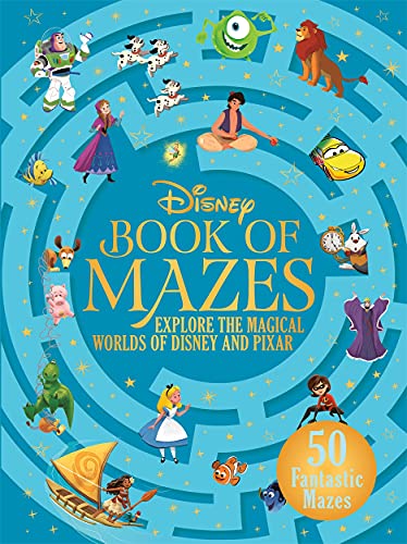 The Disney Book of Mazes: Explore the Magical Worlds of Disney and Pixar through 50 fantastic mazes von Templar Publishing