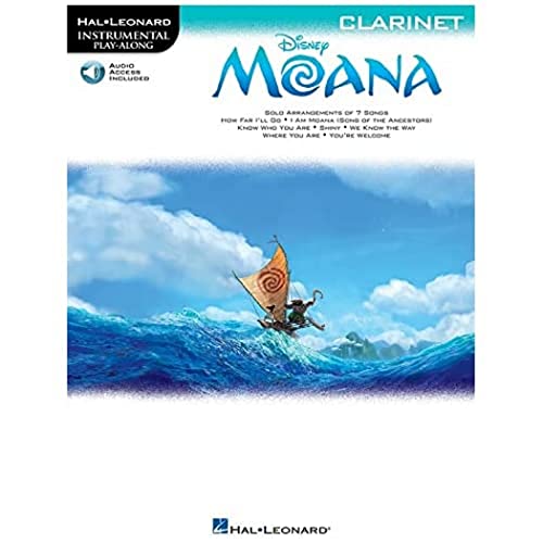 Hal Leonard Instrumental Play-Along: Moana - Clarinet (Book/Online Audio): Instrumental Play-Along - from the Motion Picture Soundtrack