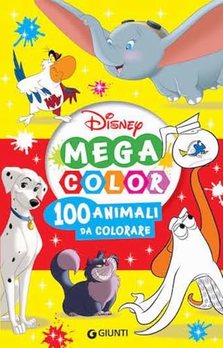 100 animali da colorare. Mega color Disney (Disney time) von Disney Libri