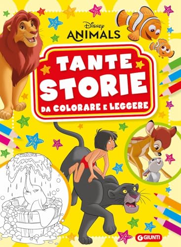Animali Disney. Tante storie da colorare e leggere (Maxi supercolor) von Disney Libri