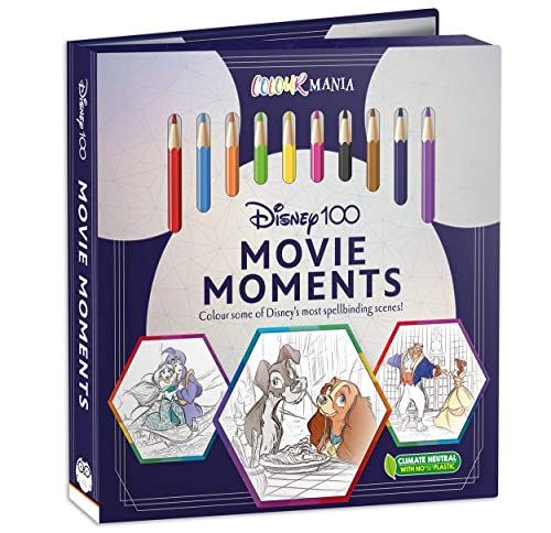 Disney 100: Movie Moments (Colouring Book and Pencil Set) von Autumn Publishing