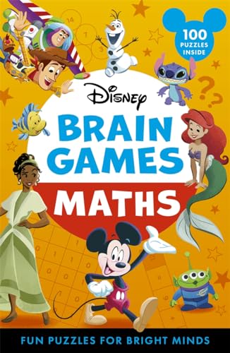 Disney Brain Games: Maths: Fun puzzles for bright minds von Studio Press