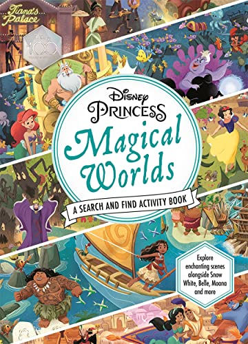 Disney Princess: Magical Worlds Search and Find Activity Book von Studio Press