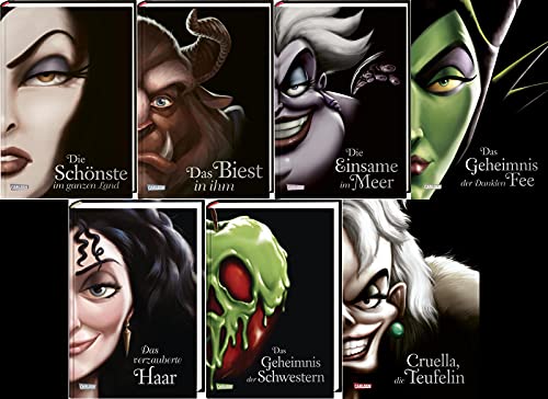 Disney Villains-Reihe Band 1-7 plus 1 exklusives Postkartenset