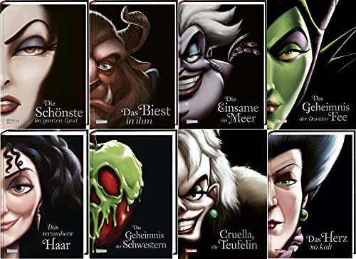 Disney Villains Band 1-8 plus 1 exklusives Postkartenset