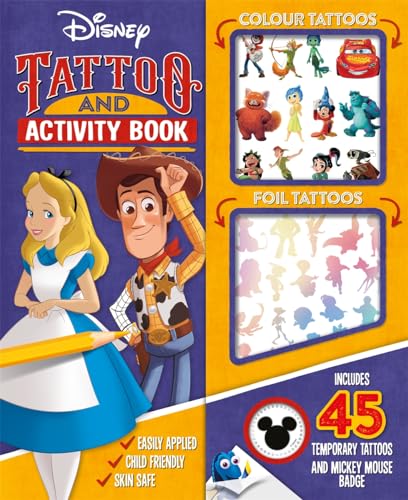 Disney: Tattoo and Activity Book (Includes 45 temporary tattoos) von Autumn Publishing