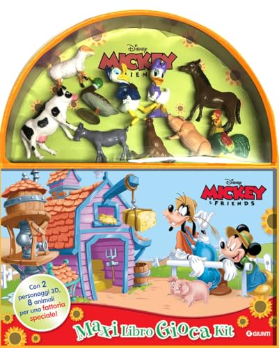 In fattoria. Mickey & friends. Maxi libro gioca kit. Ediz. a colori. Con 10 figurine 3D (Maxilibrogioco) von Disney Libri