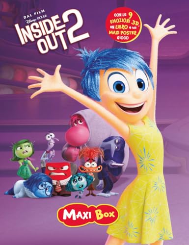 Inside Out 2. Maxi box. Ediz. a colori. Con 10 figurine 3D. Con tappetino gioco von Disney Libri