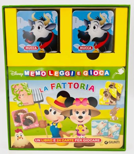 La fattoria. Memo leggi e gioca. Ediz. illustrata. Con 24 Carte (Memo book) von Disney Libri