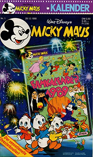 Micky Maus Zeitschrift - Nr. 1 - Vom 29.12.1988 - Komplett mit dem Heft-Extra "Kalender" - Heft, Magazin