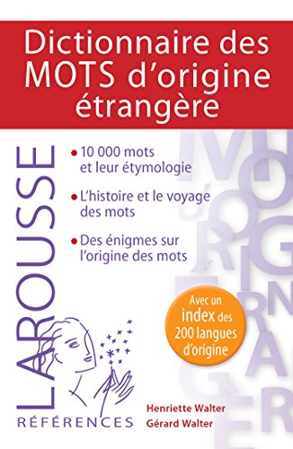 Dictionnaire des mots d'origine étrangère