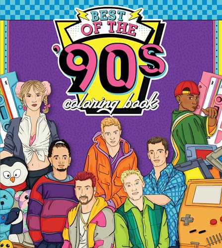 Best of the '90s Coloring Book: Color your way through 1990s art & pop culture (2) (Color Through the Decades, Band 2) von Walter Foster