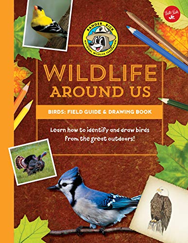Birds: Field Guide & Drawing Book: Learn How to Identify and Draw Birds from the Great Outdoors! (Ranger Rick's Wildlife Around Us) von Walter Foster Jr. -- Quarto Library